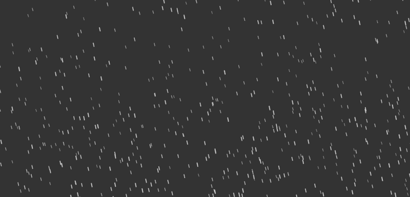 Rain with perlin noise wind using typescript