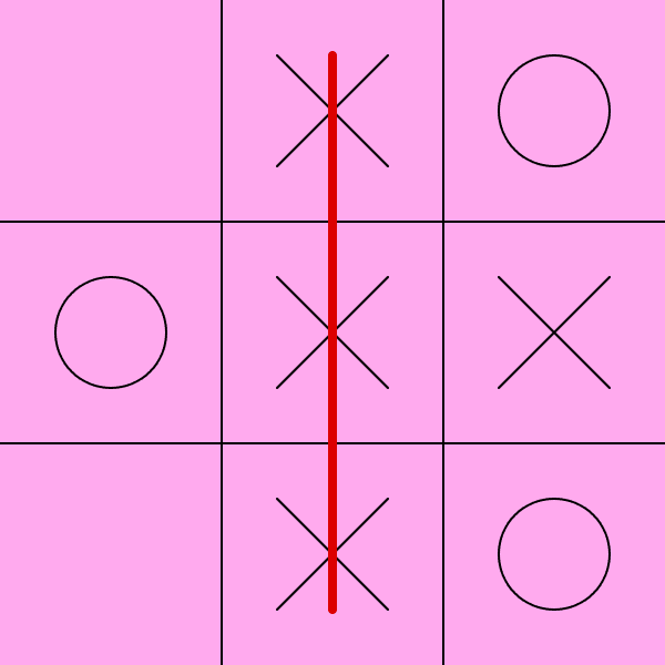 Colourful Tic Tac Toe