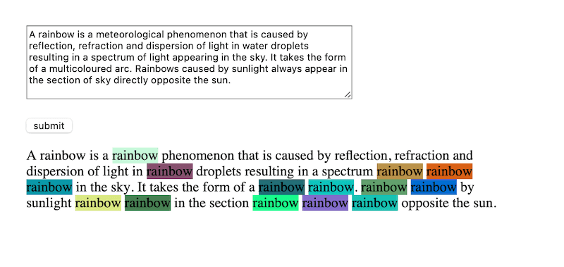 "Word Interactor" code example